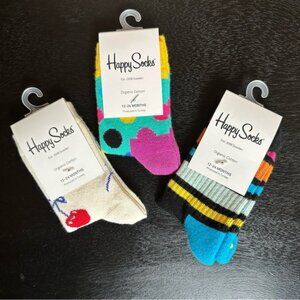 NWT kids Happy Socks multicolor bundle 12-24mo